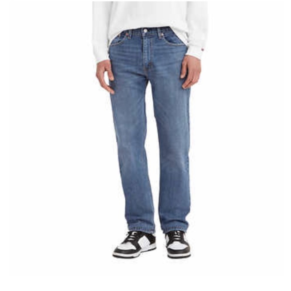LEVI’S Men’s 505 Jeans Regular W 40 L 34 Light Blue‎